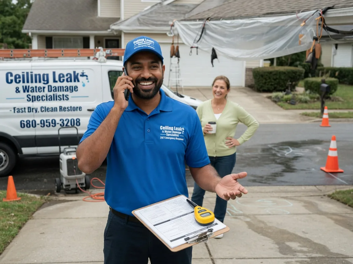 Ceiling Leak Cleanup Wonder Lake, IL FAQs
